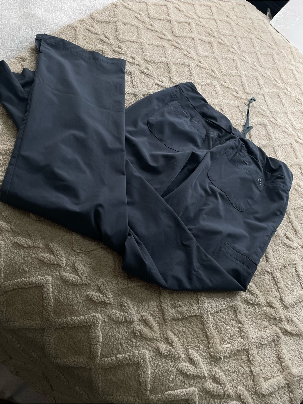 Barco One DK Charcoal Gray Straight Leg Scrub Jogger Pants Sz  Medium - Medical - Picture 8 of 13